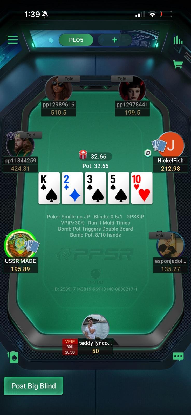 Mesa de Poker Ativa Texas